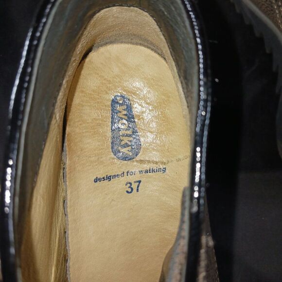 Wolky Dusky Winter Taupe Chukka Wedge Boots size 37 US size 6M - Picture 9 of 13